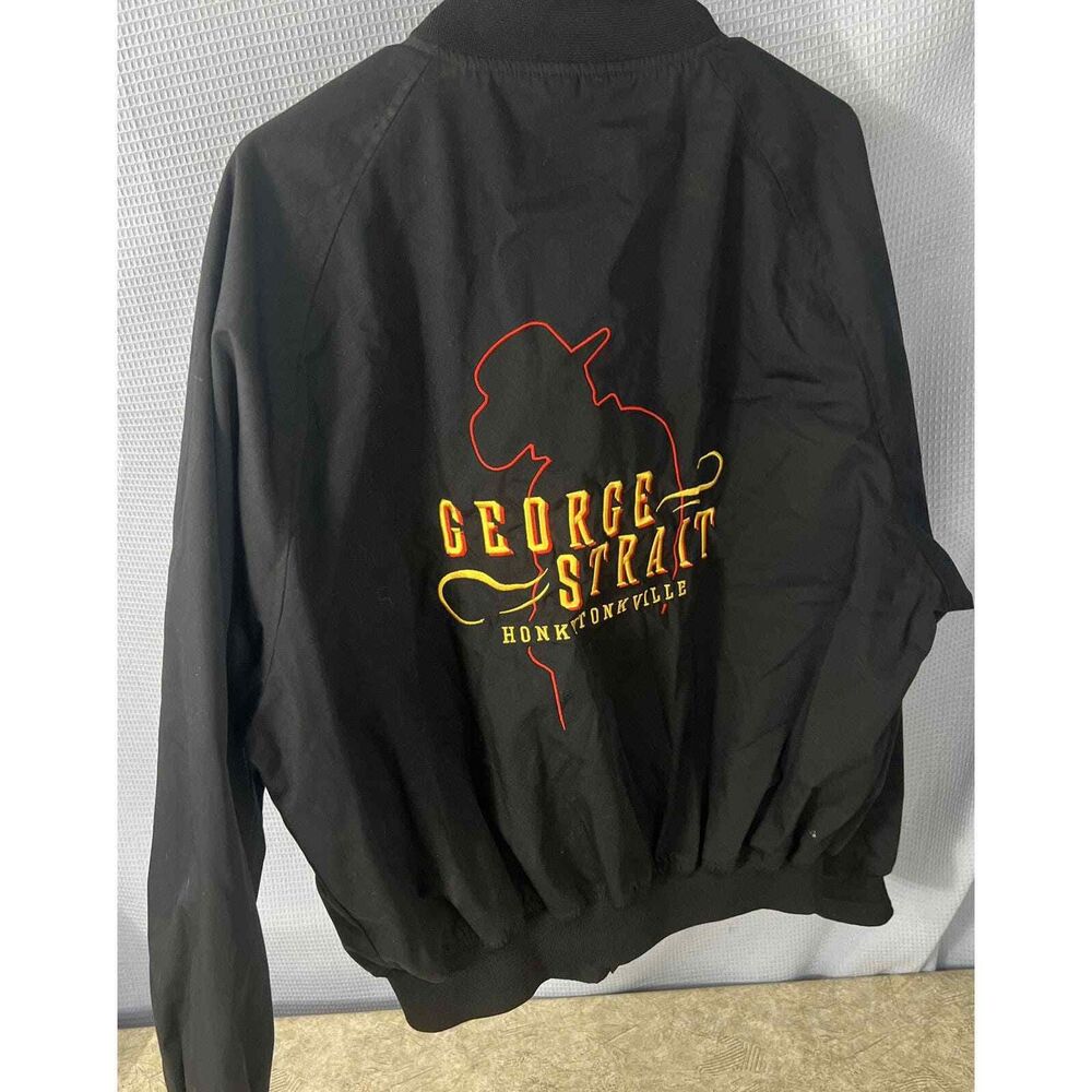 2003 VINTAGE George Strait Honkytonkville USA Country Music Western Jacket L